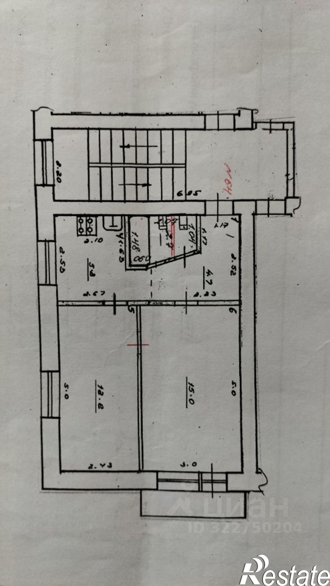 Купить квартиру за 3 500 000 рублей на Верхнепионерская улица, 20