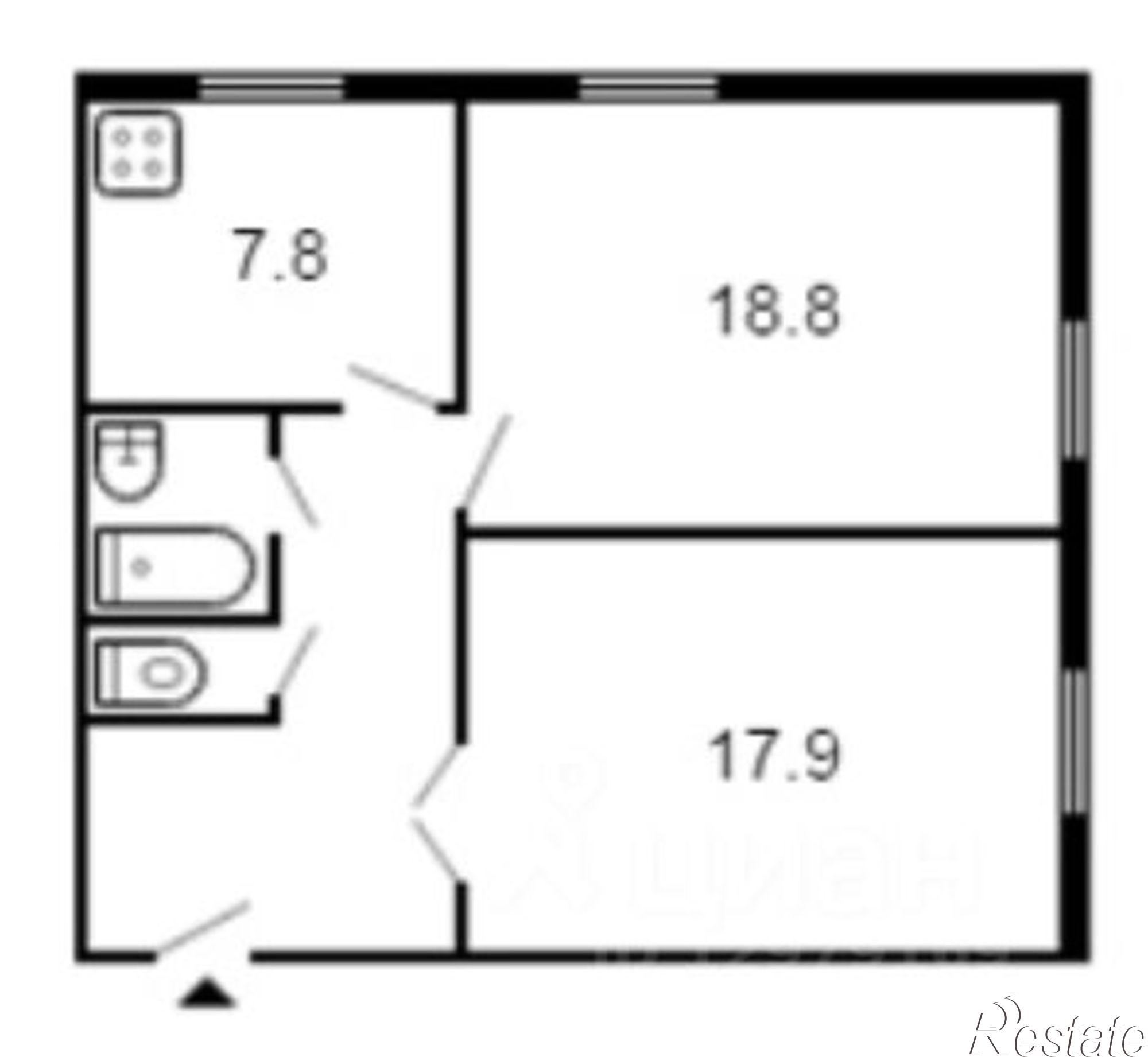 Купить квартиру за 3 500 000 рублей на ул Циолковского, 8А