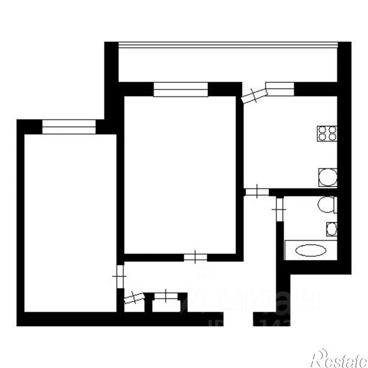 2-комн квартира проспект Королёва, 13,  д. 13