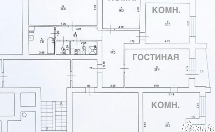 4-комн квартира пр-кт Космонавтов, 9,  д. 9