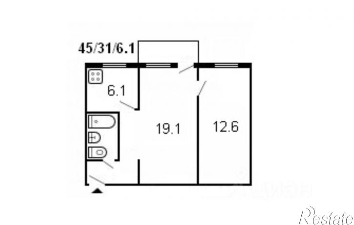 2-комн квартира улица Лазо, 13,  д. 13