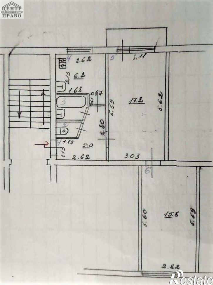 2-комн квартира пр.Гагарина улица,17