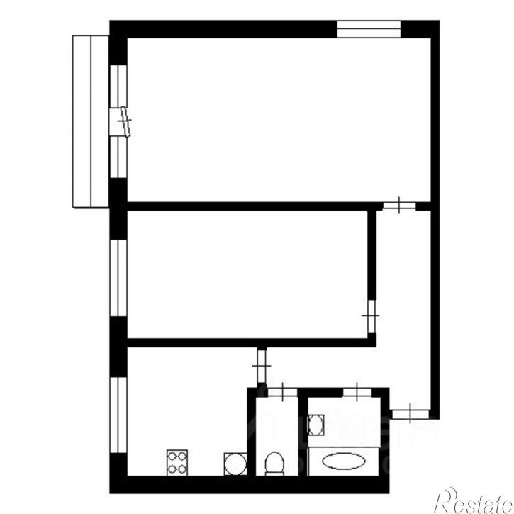 2-комн квартира проспект Космонавтов, 4,  д. 4