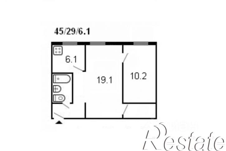 2-комн квартира Астраханская улица, 34,  д. 34